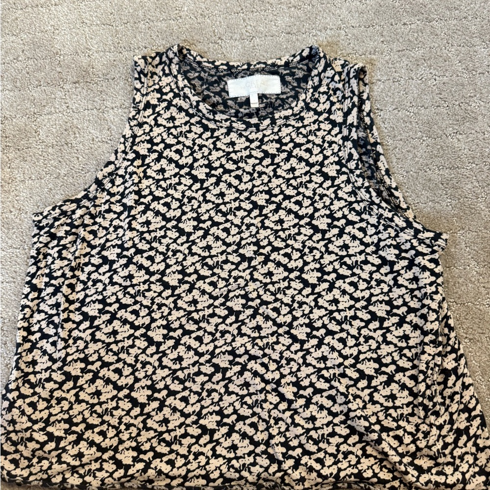 THE GREAT. Black and Cream Floral SLEEP Matching Set.